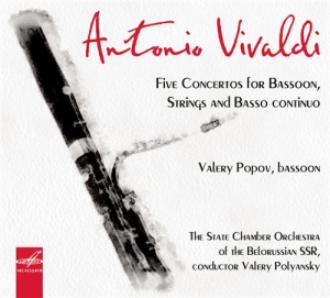 Vivaldi - Five Concerts For Bassoon i gruppen CD hos Bengans Skivbutik AB (1006247)