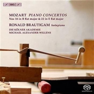 Wolfgang Amadeus Mozart - Piano Concertos 18&22 i gruppen Musikk / SACD / Klassisk hos Bengans Skivbutik AB (1006285)