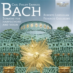 Cpe Bach - Sonatas For Harpsichord And Violin i gruppen CD hos Bengans Skivbutik AB (1058007)