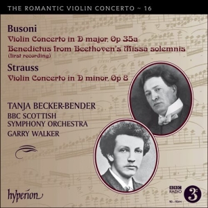 Busoni / Strauss - Romantic Violin Concerto Vol 16 i gruppen CD hos Bengans Skivbutik AB (1088124)