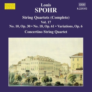 Spohr - String Quartets Vol 17 i gruppen VI TIPSER / Julegavetips CD hos Bengans Skivbutik AB (1088132)