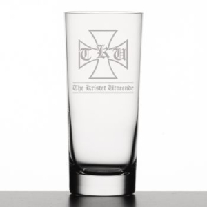 Kristet Utseende - Grogg Glas Tku Logo i gruppen MERCH hos Bengans Skivbutik AB (1096397)