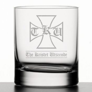 Kristet Utseende - Whiskey Glas Tku Logo i gruppen MERCH hos Bengans Skivbutik AB (1096399)