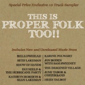 Various Artists - This Is Proper Folk Too!! i gruppen CD hos Bengans Skivbutik AB (1102029)