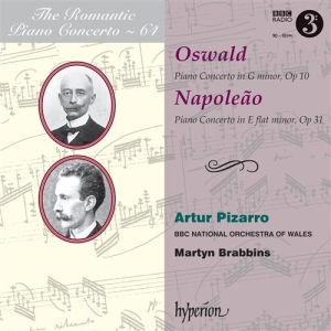 Oswald / Napoleano - The Romantic Piano Concerto Vol 64 i gruppen CD hos Bengans Skivbutik AB (1126920)