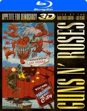 Guns N' Roses - Appetite For Democracy 3D - Live At i gruppen Musikk / Musikkk Blu-Ray / Metal/ Heavy metal hos Bengans Skivbutik AB (1148943)