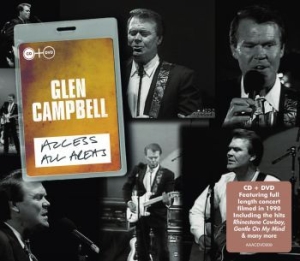 Campbell Glen - Access All Areas - Live (Cd+Dvd) i gruppen CD hos Bengans Skivbutik AB (1154828)