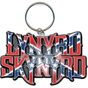 Lynyrd Skynyrd - Keychain: Flag Logo i gruppen MERCH hos Bengans Skivbutik AB (115739)