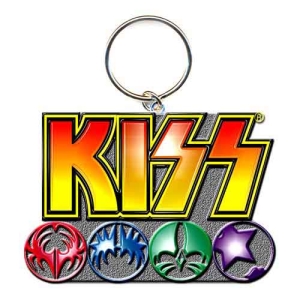 KISS - Standard Keychain: Logo & Icons i gruppen Minishops / Kiss hos Bengans Skivbutik AB (115747)