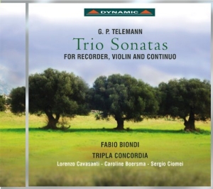 Telemann - Trio Sonatas i gruppen CD hos Bengans Skivbutik AB (1175597)