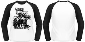 Thin Lizzy - L/S Trouble Boys (Baseball) (Xl) i gruppen Minishops / Thin Lizzy hos Bengans Skivbutik AB (1261107)