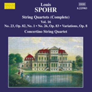 Spohr - String Quartets Vol 16 i gruppen VI TIPSER / Julegavetips CD hos Bengans Skivbutik AB (1271359)