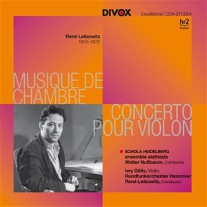 Leibowitz Rene - Chamber Music, Violin Cto i gruppen CD hos Bengans Skivbutik AB (1271395)