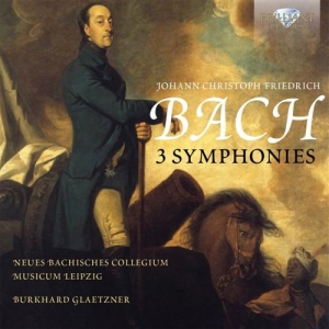 Bach Johann Christoph Friedrich - 3 Symphonies i gruppen CD hos Bengans Skivbutik AB (1271775)