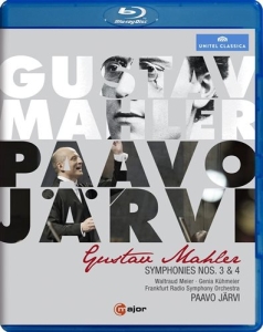 Mahler Gustav - Symphonies Nos. 3 & 4 (Bd) i gruppen Musikk / Musikkk Blu-Ray / Klassisk hos Bengans Skivbutik AB (1273135)