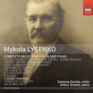 Lysenko Mykola / Kaminsky Victor - Music For Violin And Piano i gruppen CD hos Bengans Skivbutik AB (1273344)