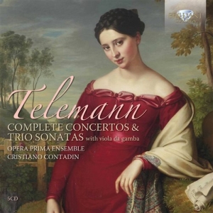 Telemann Georg Philipp - Complete Concertos & Trio Sonatas i gruppen CD hos Bengans Skivbutik AB (1274427)