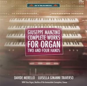 Manzino Giuseppe - Works For Organ i gruppen CD hos Bengans Skivbutik AB (1309924)