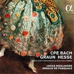 Bach C P E / Graun / Hesse - Trios For Fortepiano & Viola Da Gam i gruppen VI TIPSER / Julegavetips CD hos Bengans Skivbutik AB (1551602)