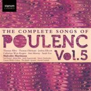 Poulenc Francis - The Complete Songs, Vol. 5 i gruppen VI TIPSER / Julegavetips CD hos Bengans Skivbutik AB (1552121)