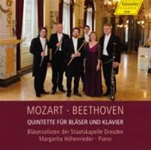 Beethoven / Mozart - Quintets For Winds & Piano i gruppen CD / Klassisk hos Bengans Skivbutik AB (1555163)