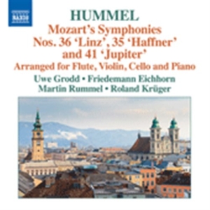 Mozart W A (Arr. Hummel) - Symphonies Nos. 35, 36 & 41 i gruppen CD hos Bengans Skivbutik AB (1561676)