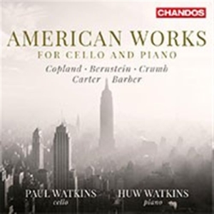 Barber / Bernstein / Copland - American Works For Cello And Piano i gruppen CD hos Bengans Skivbutik AB (1714334)