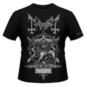 Mayhem - T/S A Season In Blasphemy (S) i gruppen MERCH hos Bengans Skivbutik AB (1719044)