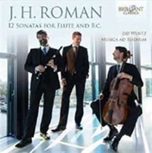 Roman J H - 12 Sonatas For Flute And B.C. i gruppen CD hos Bengans Skivbutik AB (1733873)