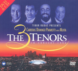 Luciano Pavarotti Plácido Dom - The 3 Tenors In Concert 1994 i gruppen DVD & BLU-RAY hos Bengans Skivbutik AB (1847222)