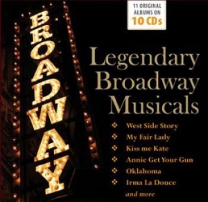 Various Artists - Legendary Broadway Musicals i gruppen CD hos Bengans Skivbutik AB (1874062)