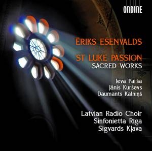 Esenvalds Eriks - St Luke Passion - Sacred Works i gruppen CD hos Bengans Skivbutik AB (1926883)