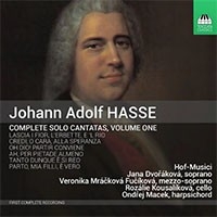 Hasse J A - Complete Solo Cantatas, Vol. 1 i gruppen VI TIPSER / Julegavetips CD hos Bengans Skivbutik AB (1949808)