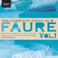 Fauré Gabriel - Complete Songs, Vol. 1 (The) i gruppen VI TIPSER / Julegavetips CD hos Bengans Skivbutik AB (1976439)