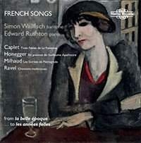 Honegger / Milhaud / Ravel - French Songs i gruppen VI TIPSER / Julegavetips CD hos Bengans Skivbutik AB (2003816)