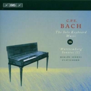 Bach Cpe/ Spanyi - Solo Keyboard Music V.16 - Wurttemb i gruppen CD hos Bengans Skivbutik AB (2006090)