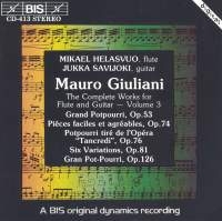 Giuliani Mauro - Complete Music For Flute & Gui i gruppen VI TIPSER / Julegavetips CD hos Bengans Skivbutik AB (2006494)