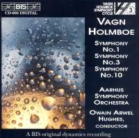 Holmboe Vagn - Symphony 1 3/Rustica 10 i gruppen VI TIPSER / Julegavetips CD hos Bengans Skivbutik AB (2006667)