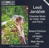 Ulf Wallin Roland Pöntinen Mats R - Janacek: Chamber Music For Violin, i gruppen VI TIPSER / Julegavetips CD hos Bengans Skivbutik AB (2006700)