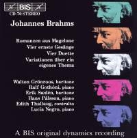 Brahms Johannes - Works For Bar & Piano i gruppen CD hos Bengans Skivbutik AB (2006720)