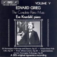 Grieg Edvard - Complete Piano Music Vol 5 i gruppen VI TIPSER / Julegavetips CD hos Bengans Skivbutik AB (2006760)