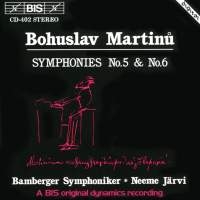 Martinu Bohuslav - Symphony 5/6 i gruppen VI TIPSER / Julegavetips CD hos Bengans Skivbutik AB (2006766)