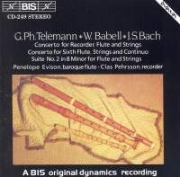 Telemann Georg Philipp - Recorder Fl Conc /Bach i gruppen VI TIPSER / Julegavetips CD hos Bengans Skivbutik AB (2006819)