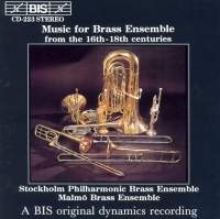 Various - Music For Brass Ens 16/18Thc i gruppen CD hos Bengans Skivbutik AB (2006856)