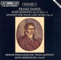 Danzi Franz - Wind Quintets Op 56 Nos 1-3 i gruppen CD hos Bengans Skivbutik AB (2006879)