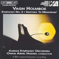 Holmboe Vagn - Symphony 2 /Sinf In Memoriam i gruppen CD hos Bengans Skivbutik AB (2006887)