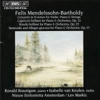 Mendelssohn Felix - Violin/Piano Conc Rondo i gruppen VI TIPSER / Julegavetips CD hos Bengans Skivbutik AB (2006902)