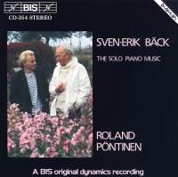 Bäck Sven-Erik - Complete Solo Piano Music i gruppen CD hos Bengans Skivbutik AB (2007090)