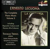 Lecuona Ernesto - Piano Music Vol 3 i gruppen VI TIPSER / Julegavetips CD hos Bengans Skivbutik AB (2007145)