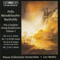 Mendelssohn Felix - Complete String Symphony Vol 4 i gruppen VI TIPSER / Julegavetips CD hos Bengans Skivbutik AB (2007195)